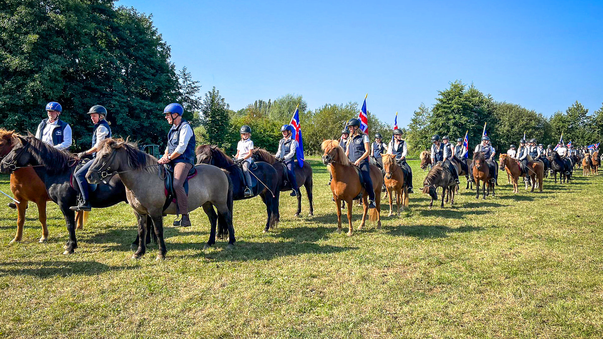 Reiter in der Reitschule für Islandpferde in Wolfsburg